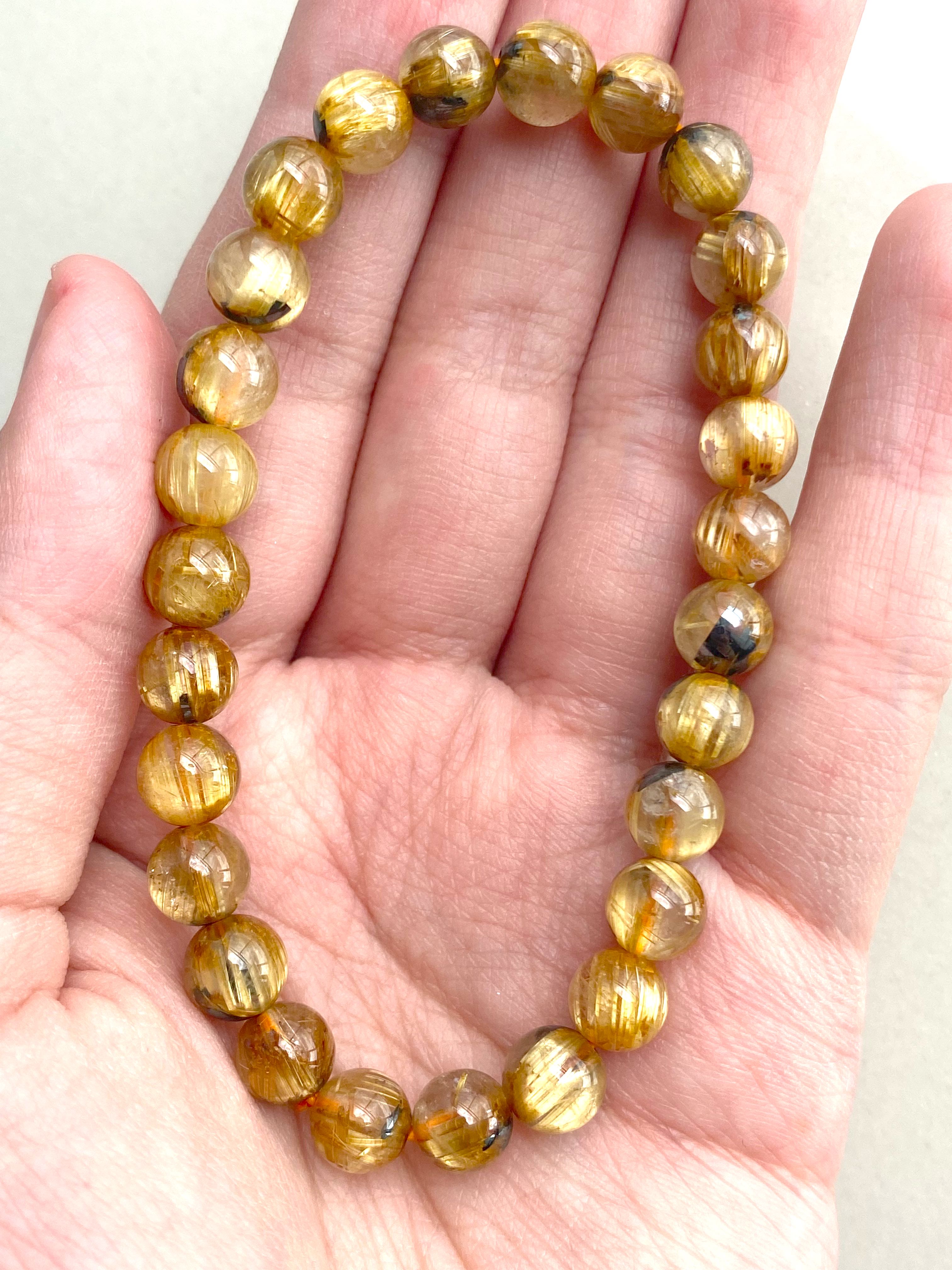 Titanium sale gold bracelet