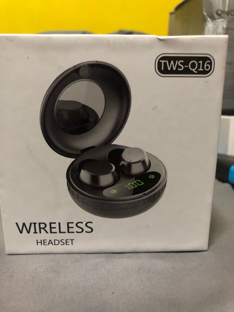 TWS Wireless Bluetooth Earbud Headset Q16