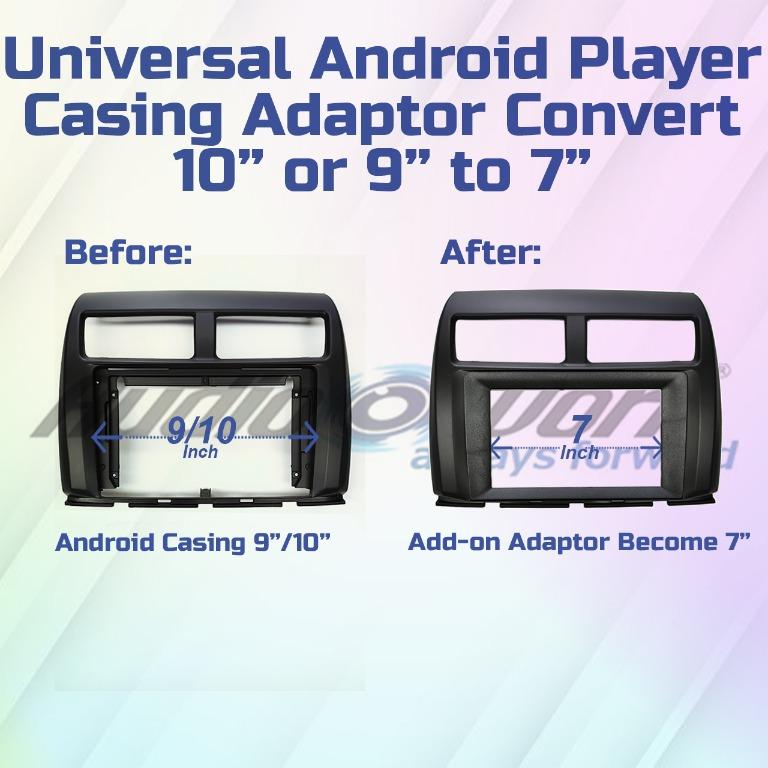 Universal Android Double Din Player Casing Convert 9