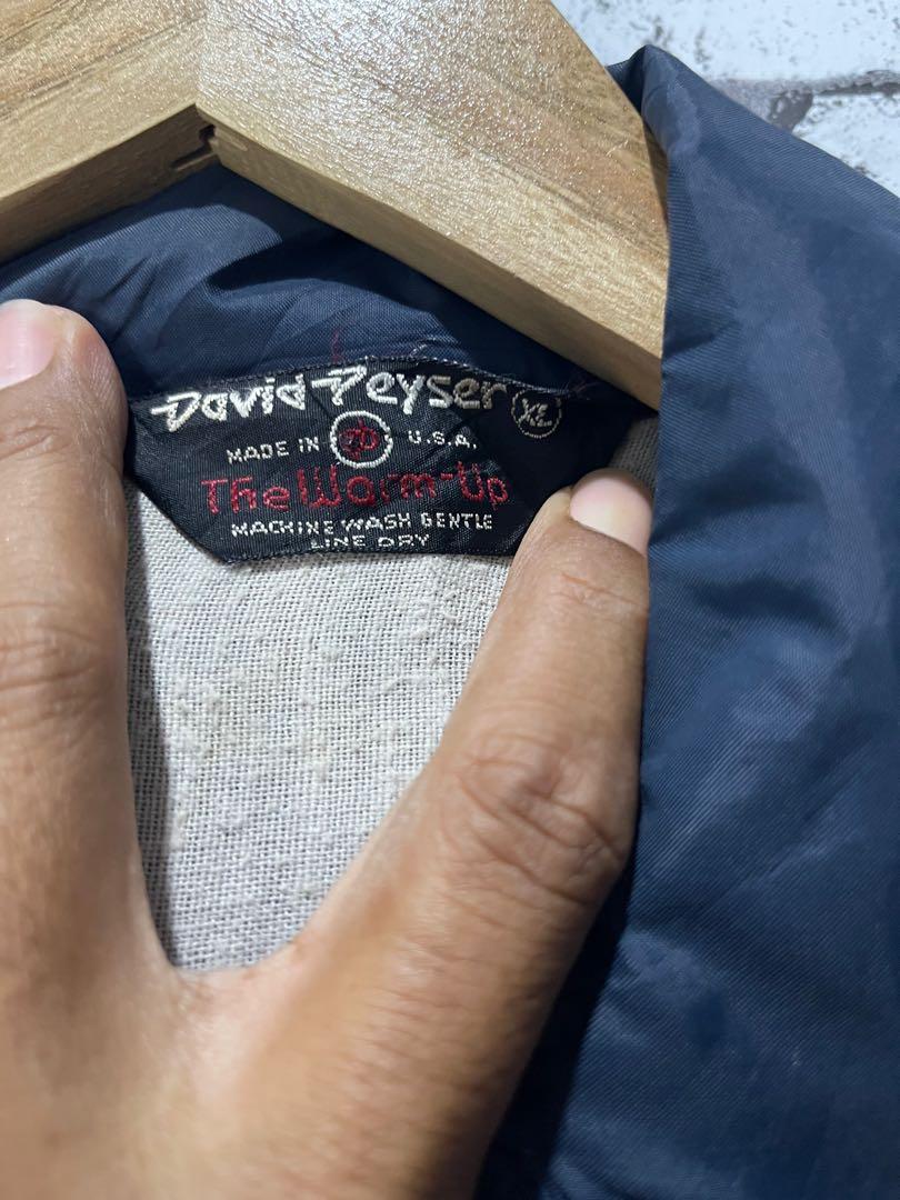 Vintage David Peyser 76 Nylon Bomber Jacket, Men's Fashion, Coats