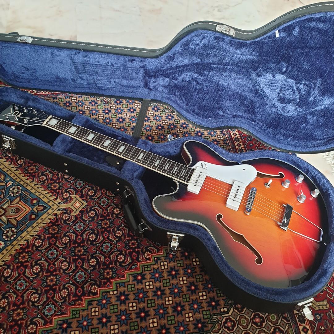 Vox Bobcat V90 SemiHollow Electric Guitar, Hobbies & Toys, Music