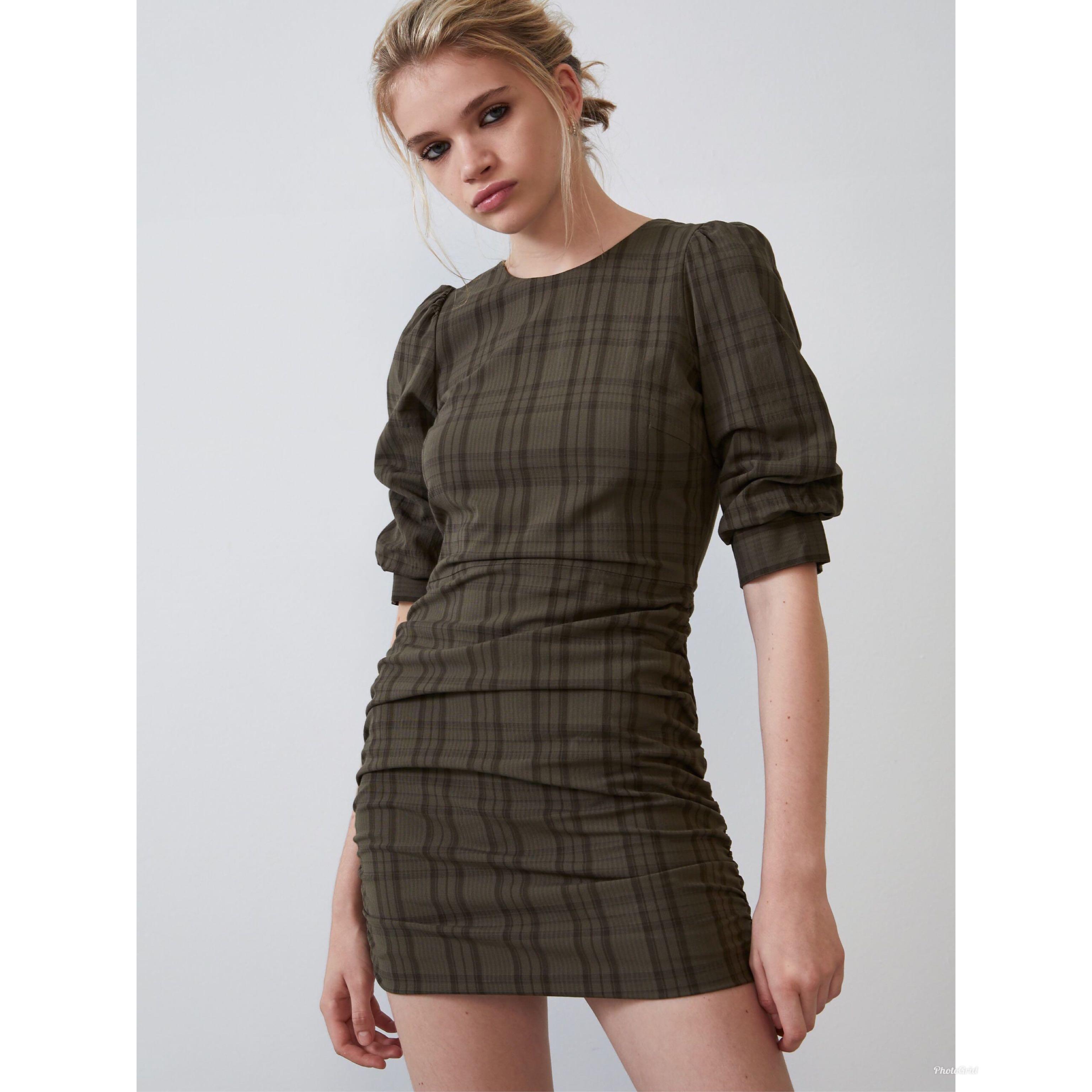 BNWT Zara checkered plaid mini dress in green, Women's Fashion, Dresses & Sets, Dresses on Carousell BNWT Zara checkered plaid mini dress in green, Women's Fashion, Dresses & Sets, Dresses on Carousell