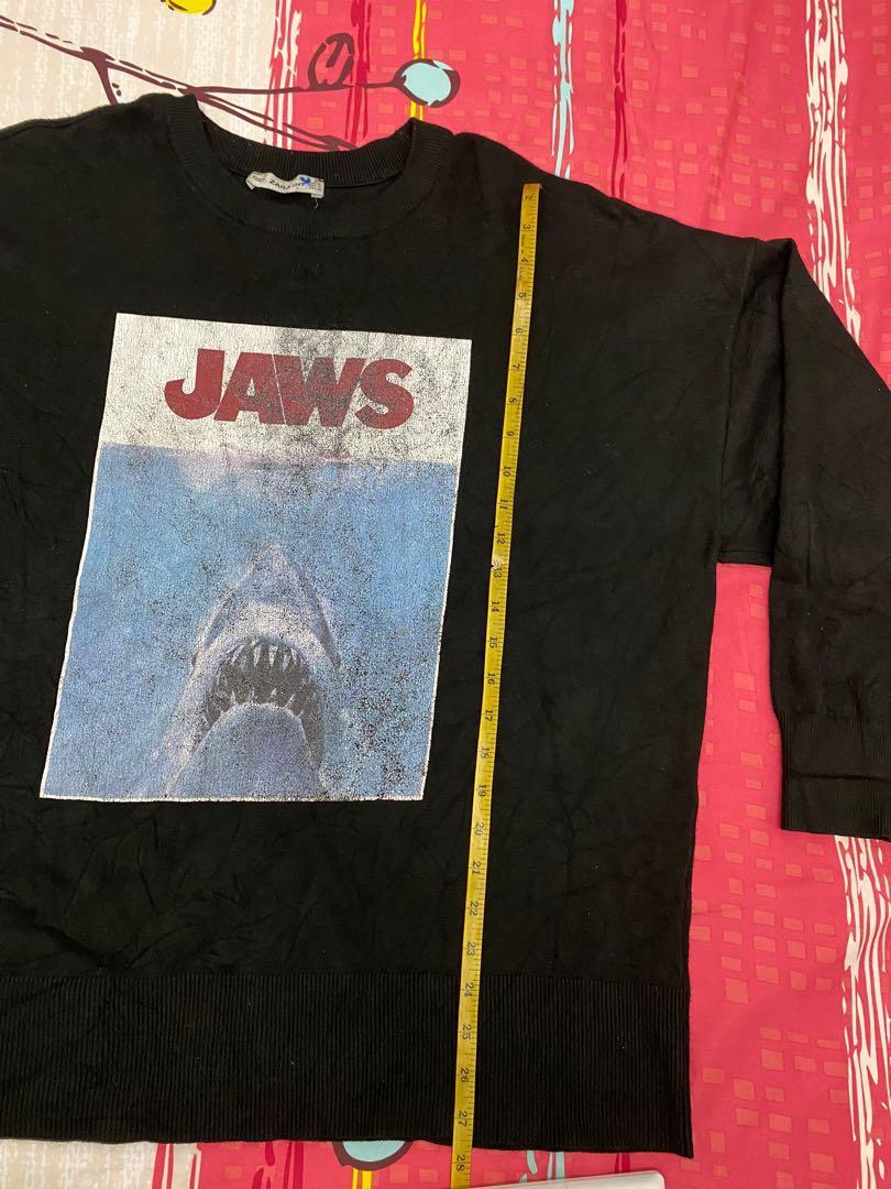 Zara knitwear jaws by universal studios Men s Fashion Tops