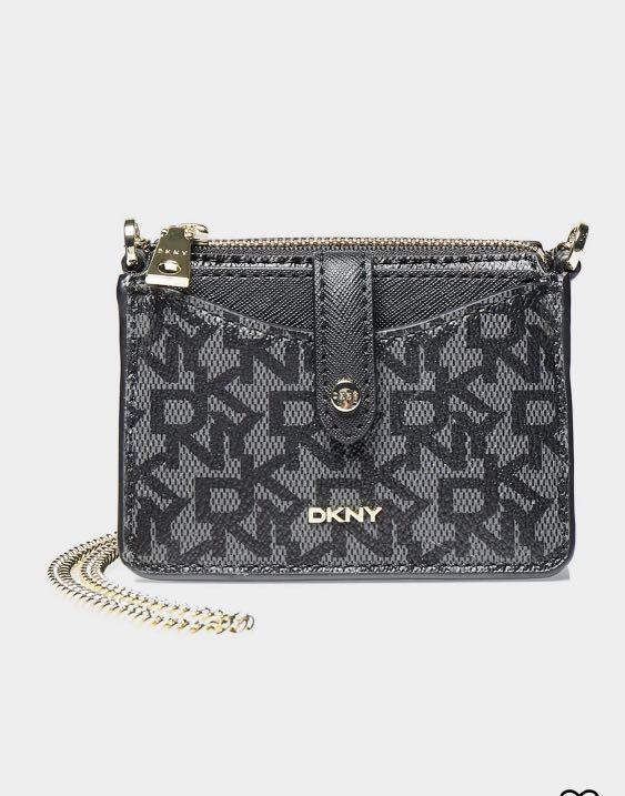 100% AUTHENTIC DKNY THOMASINA BLACK MICRO MINI CROSSBODY, Luxury