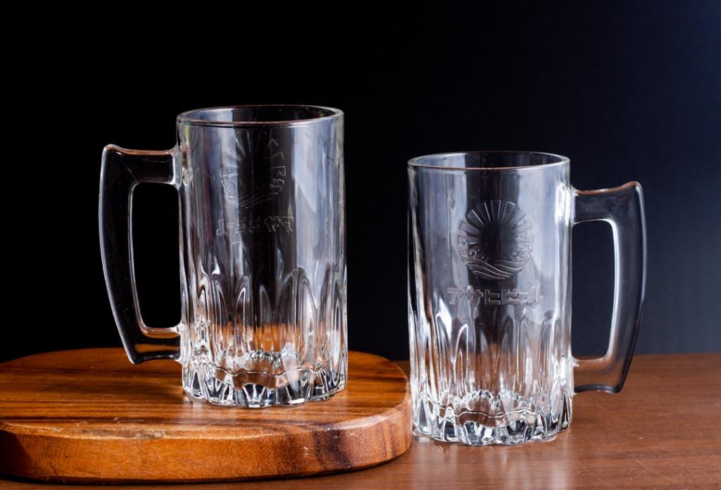 11082021-01 asahi beer mug (Category: Other Kitchenware & Tableware) located in Quezon City. Submitted by madiscollectibles (Listing ID 1126631349, Image 2). Description: 280.00/piece unused with box height:5"x3".