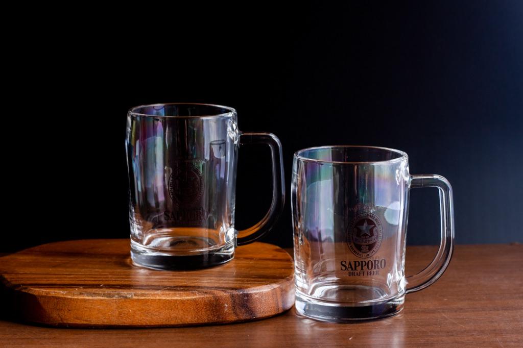 11082021-02 sapporo beer mug (Category: Other Kitchenware & Tableware) located in Quezon City. Submitted by madiscollectibles (Listing ID 1126631763, Image 1). Description: 280.00 per piece unused with box H: 4.25xD:3" .