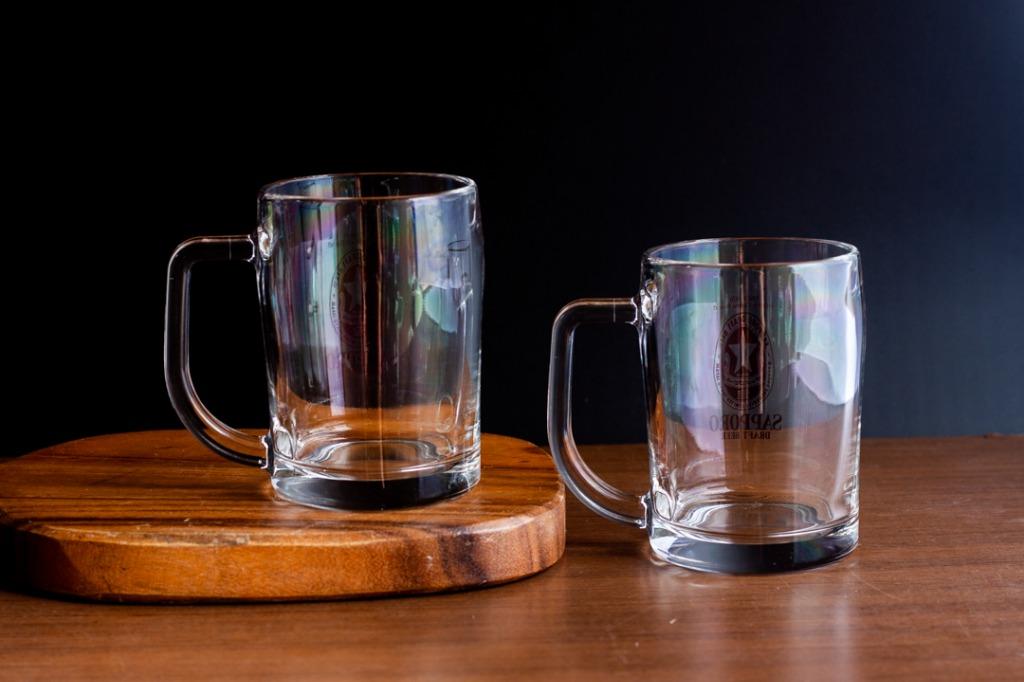 11082021-02 sapporo beer mug (Category: Other Kitchenware & Tableware) located in Quezon City. Submitted by madiscollectibles (Listing ID 1126631763, Image 3). Description: 280.00 per piece unused with box H: 4.25xD:3" .