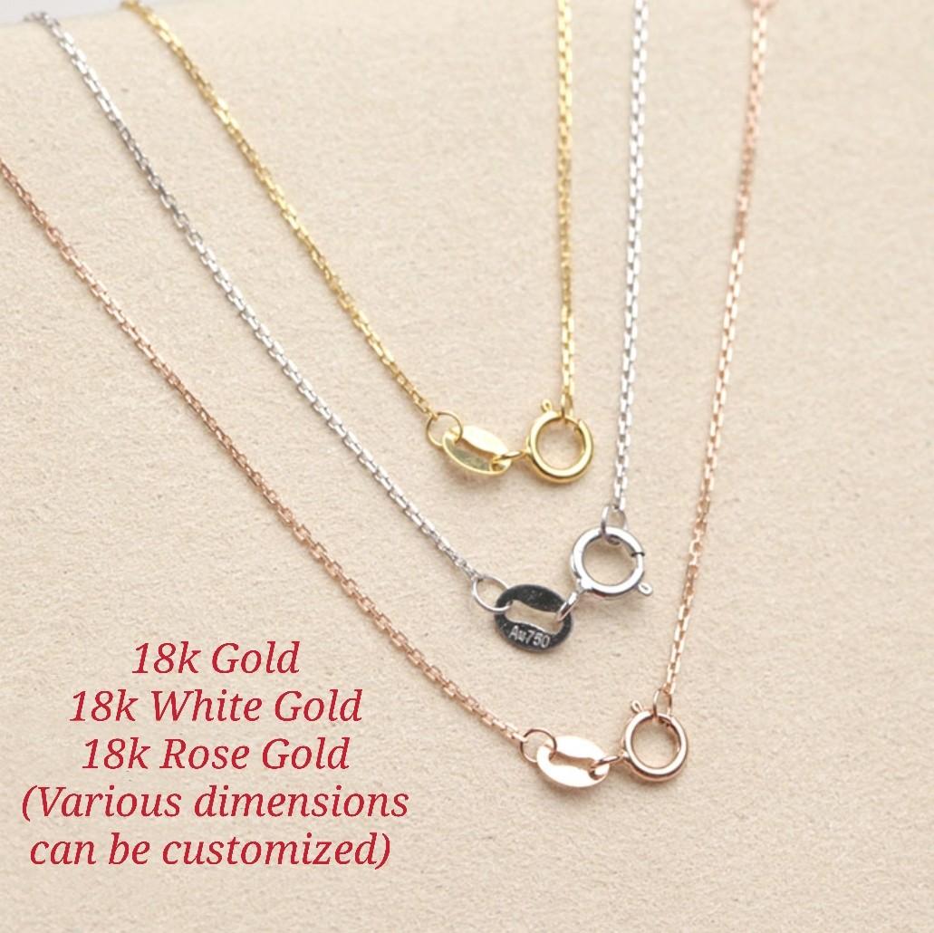 Cartier white top gold chain