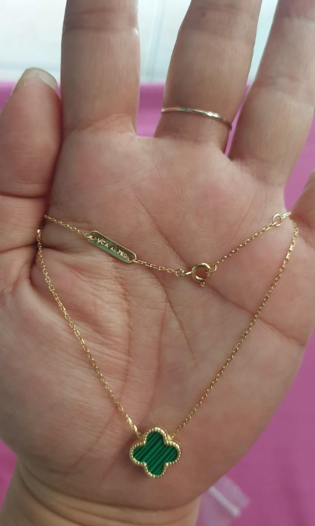 18k VCA Necklace Original with serial code Women s Fashion