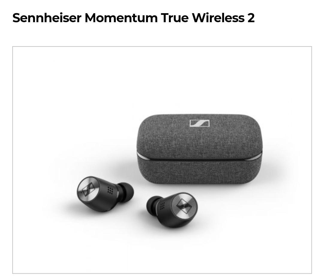 150 off Original price 50 off Retail price Brand NEW Sennhiser Momentum True Wireless 2 Black Audio Earphones on Carousell