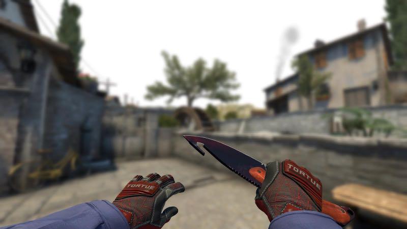 70% csgo gut knife doppler fn, Video Gaming, Gaming Accessories, In-Game  Products on Carousell