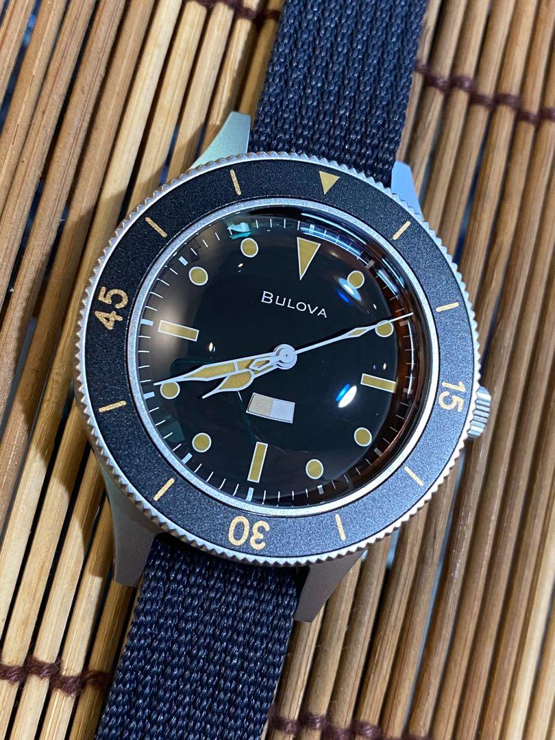 全新未使用品BULOVA Men's Archive Series Watch 98A266 Automatic
