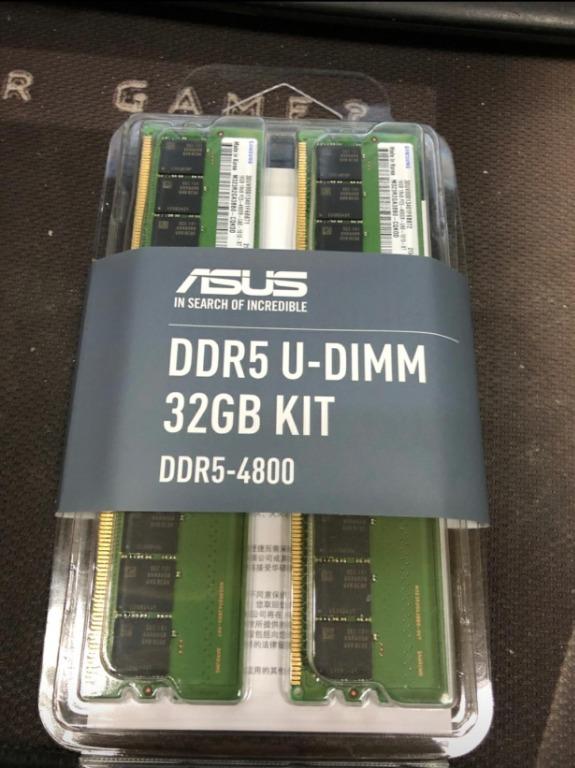 傳說弱智都能把它超成DDR5-6000+ |全新ASUS x Samsung | DDR5 4800