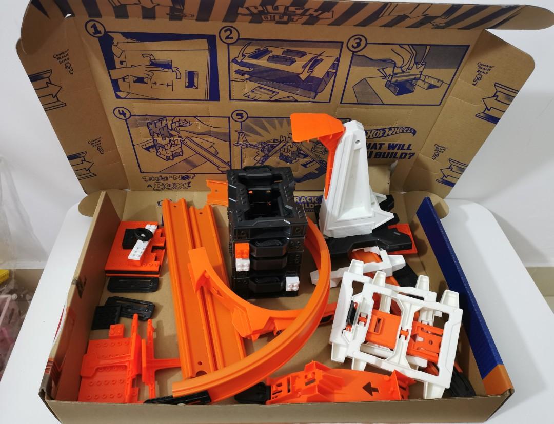 Hot wheels track builder construction hotsell crash kit