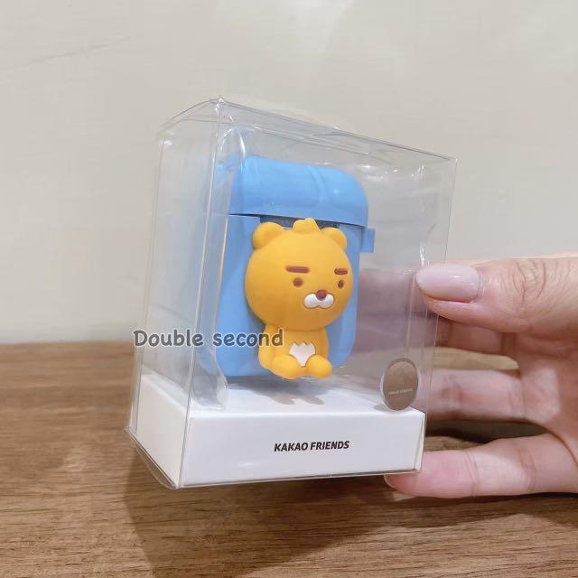 全新未拆盒kakao Friends Ryan Airpods Case 萊恩耳機保護殼 韓國偶像在旋轉拍賣
