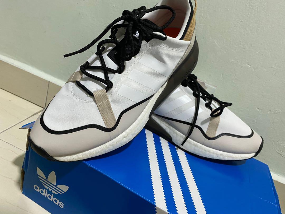 Adidas ZX2k Boost Pure shoes, Men's Fashion, Footwear, Sneakers on Carousell