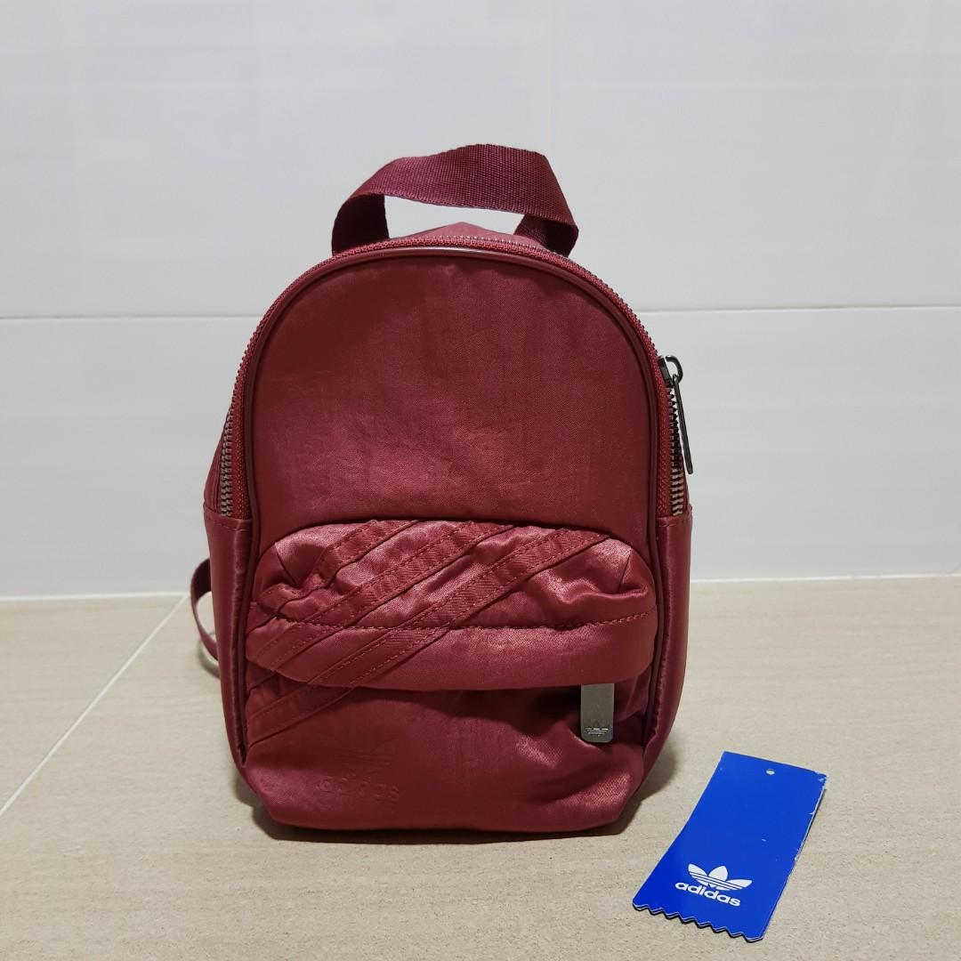 Authentic Almost New Adidas Mini Backpack in Legacy Red. View my page for  Longchamp, Nike, Puma, Cath Kidston, Kate Spade and more!, Women's Fashion,  Bags & Wallets, Backpacks on Carousell