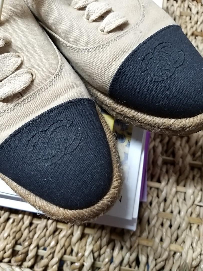 Chanel espadrilles vintage clearance