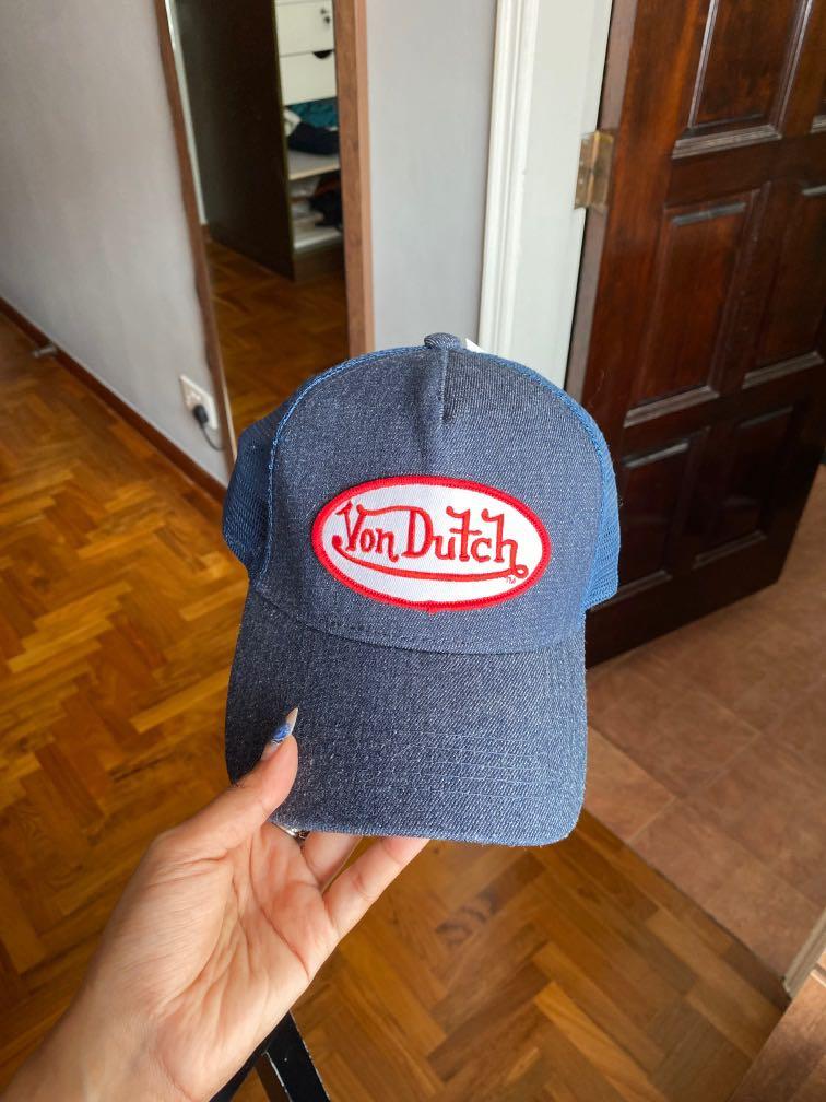 TAGS VON DUTCH TRUCKER DENIM HAT 