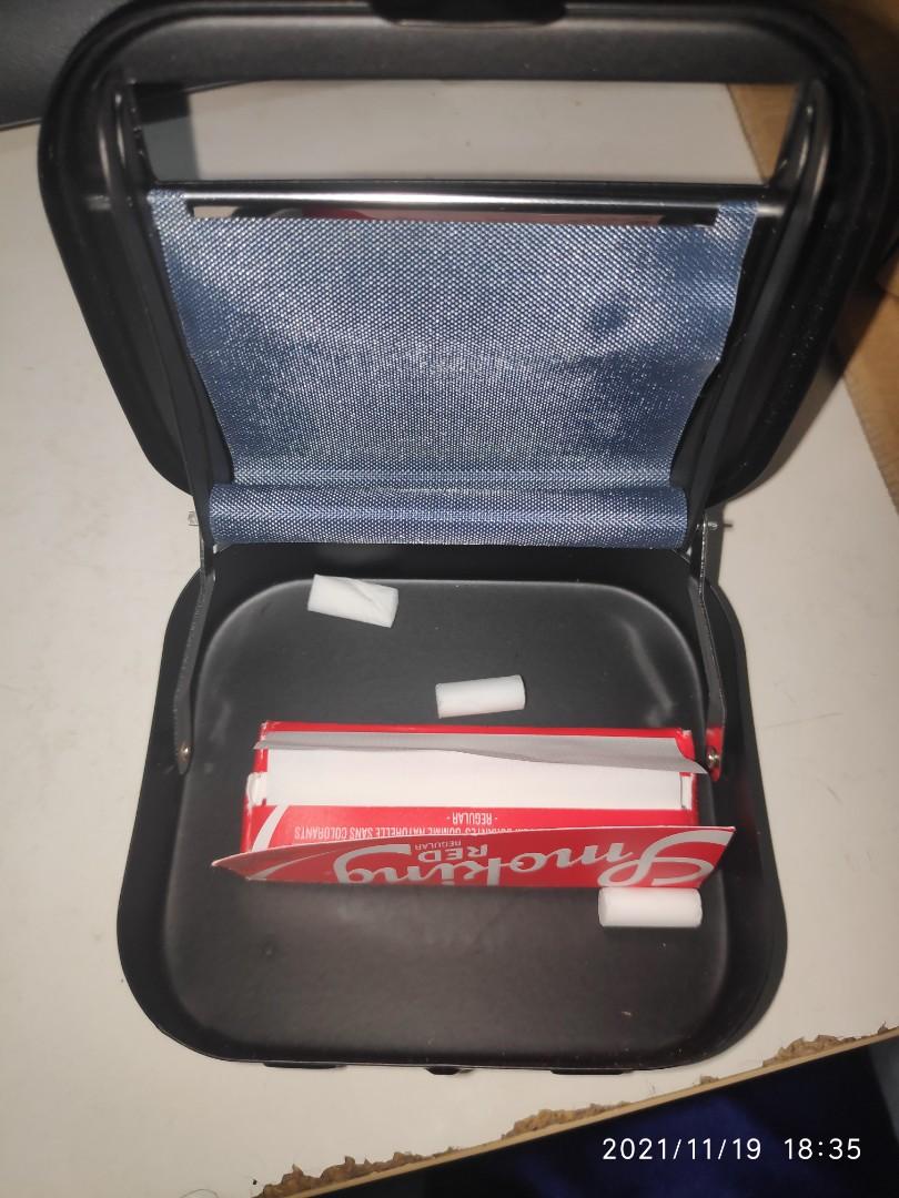 Cool Black Automatic Rolling Box (Tobacco>Cigarette), Men's