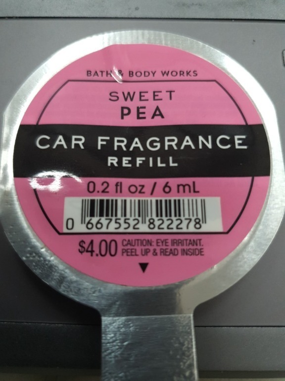 Bath and Body Works Car Freshener Refill Sweet Pea, Beauty & Personal