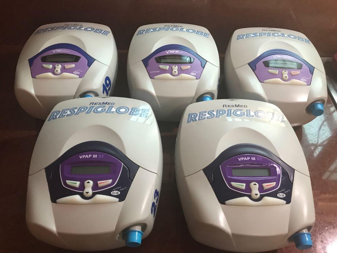 Bipap & CPAP machine (Category: Medical Supplies & Tools) located in Quezon City. Submitted by mdsiazon (Listing ID 1126669397, Image 1). Description: Selling 2nd hand bipap machine. Respiglobe Medical Inc. Location project 8 qc.