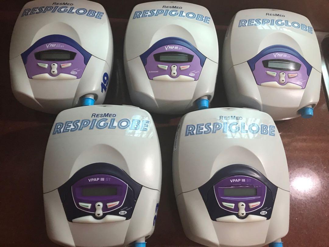Bipap & CPAP machine (Category: Medical Supplies & Tools) located in Quezon City. Submitted by mdsiazon (Listing ID 1126669397, Image 2). Description: Selling 2nd hand bipap machine. Respiglobe Medical Inc. Location project 8 qc.