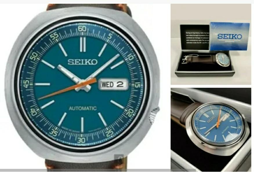 Brand New Rare Limited Edition Seiko Recraft 1969 Automatic Sapphire Watch SRPC13J1 Stainless Steel Genuine Full Leather