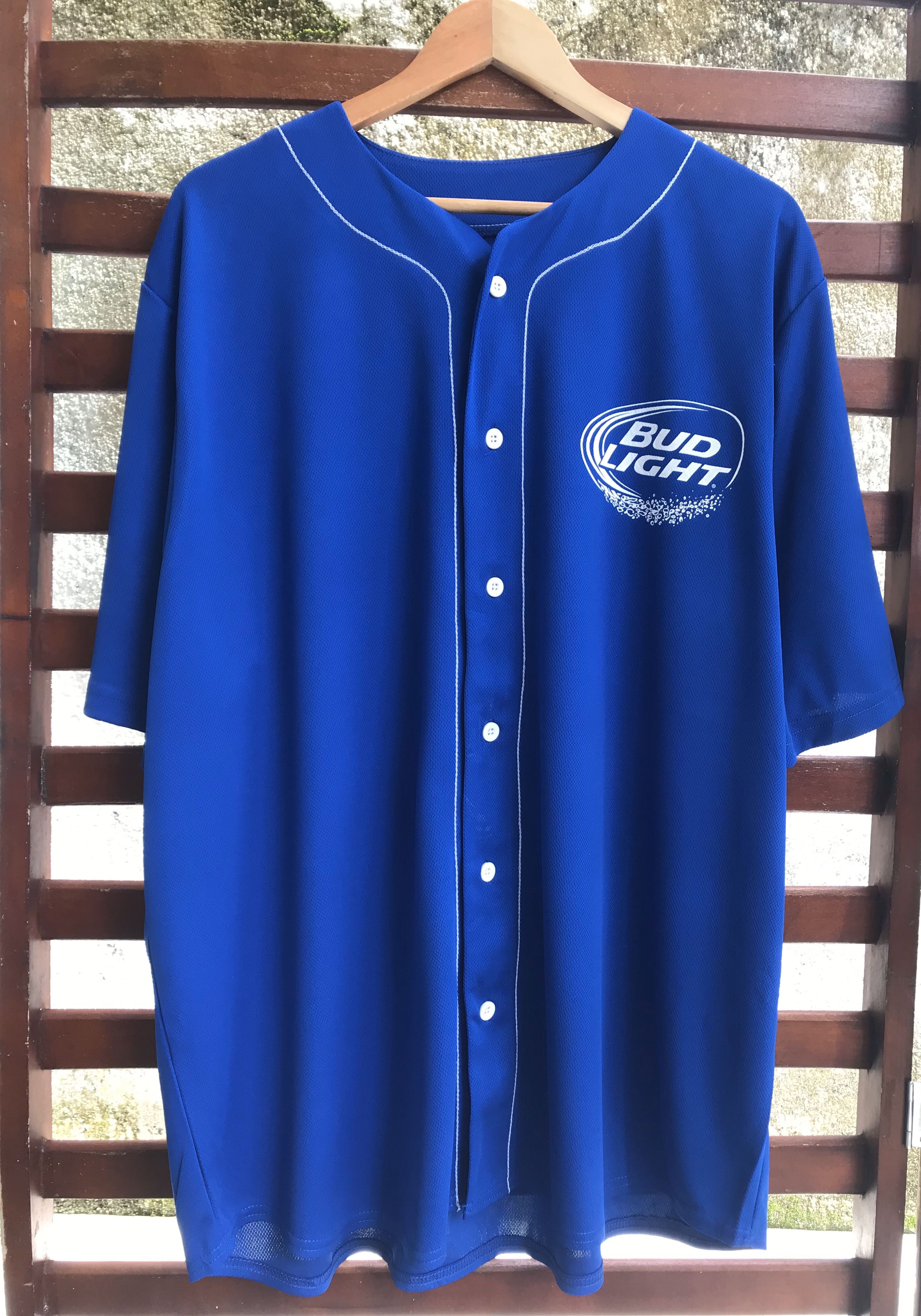 Bud light hotsell baseball jersey