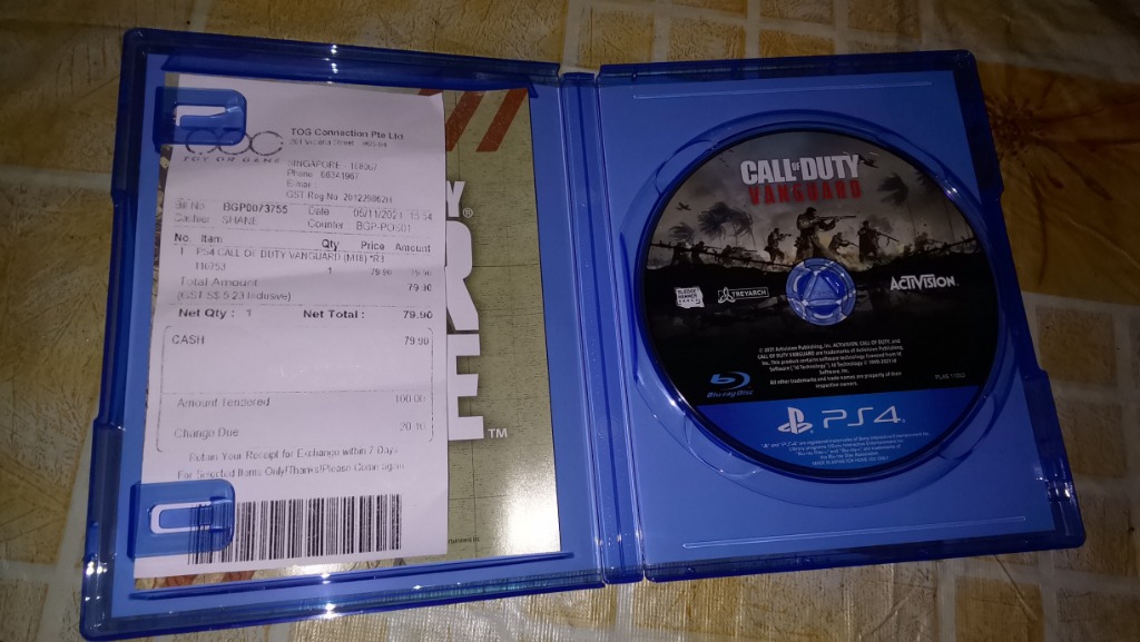 call of duty vanguard PS4 version 1.06, Video Gaming, Video Games