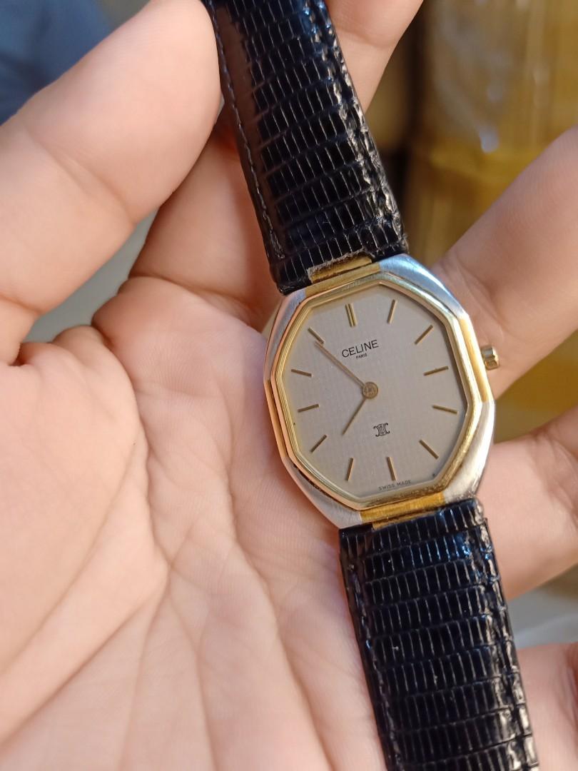 Celine vintage watch Luxury Accessories on Carousell