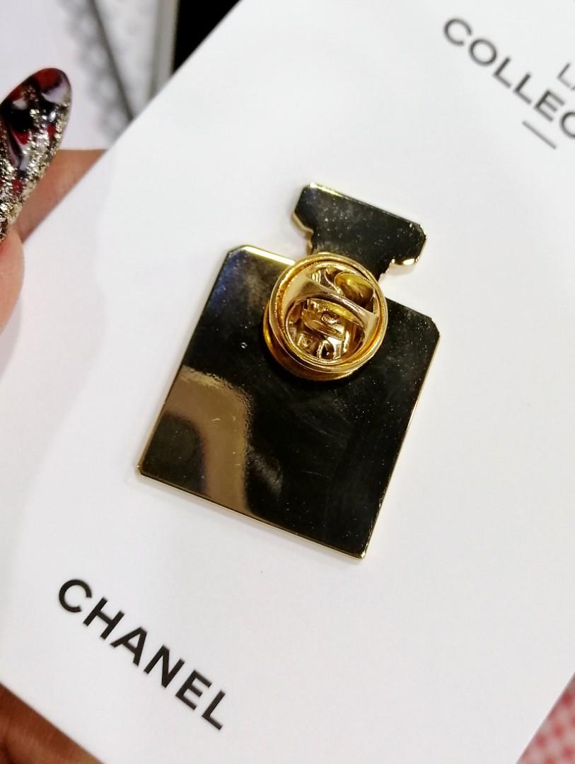 Chanel beaute N5 perfume bottle Pin brooch, Luxury, Accessories on Carousell