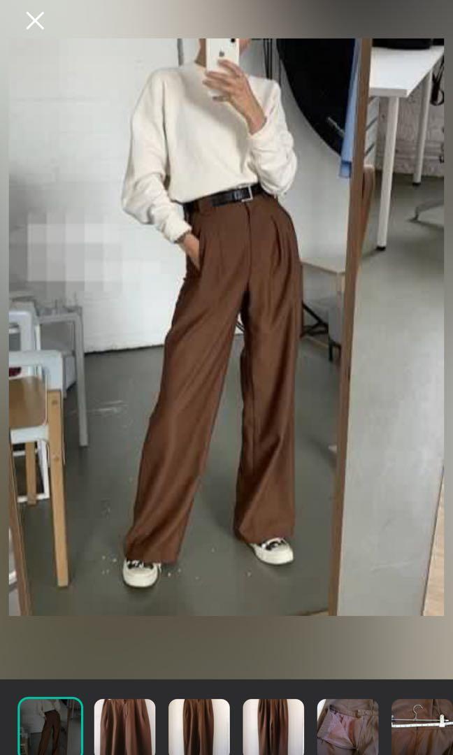 CALIstyle Giselle Trouser Pant In Chocolate Brown | Shop Resurrection