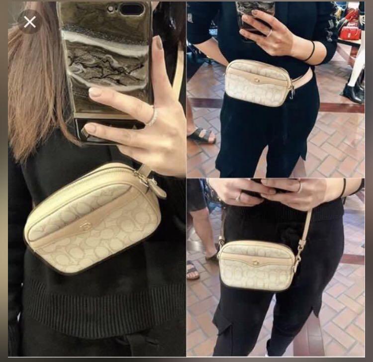 Coach signature convertible outlet belt bag