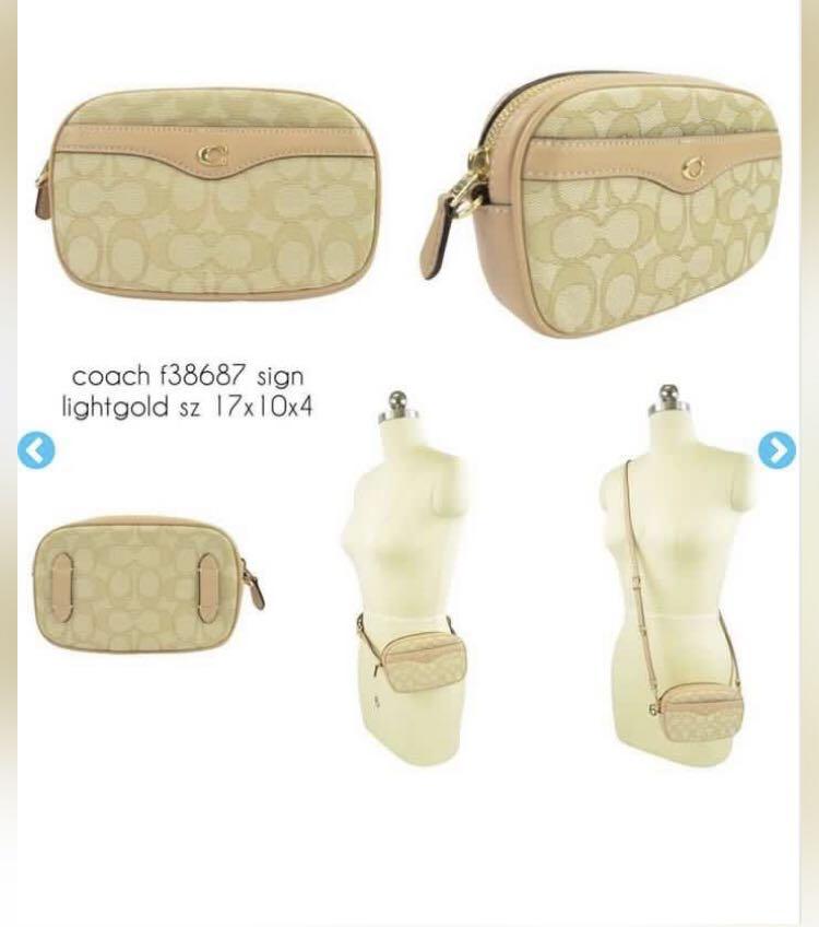 Ivie convertible belt bag in signature jacquard hot sale
