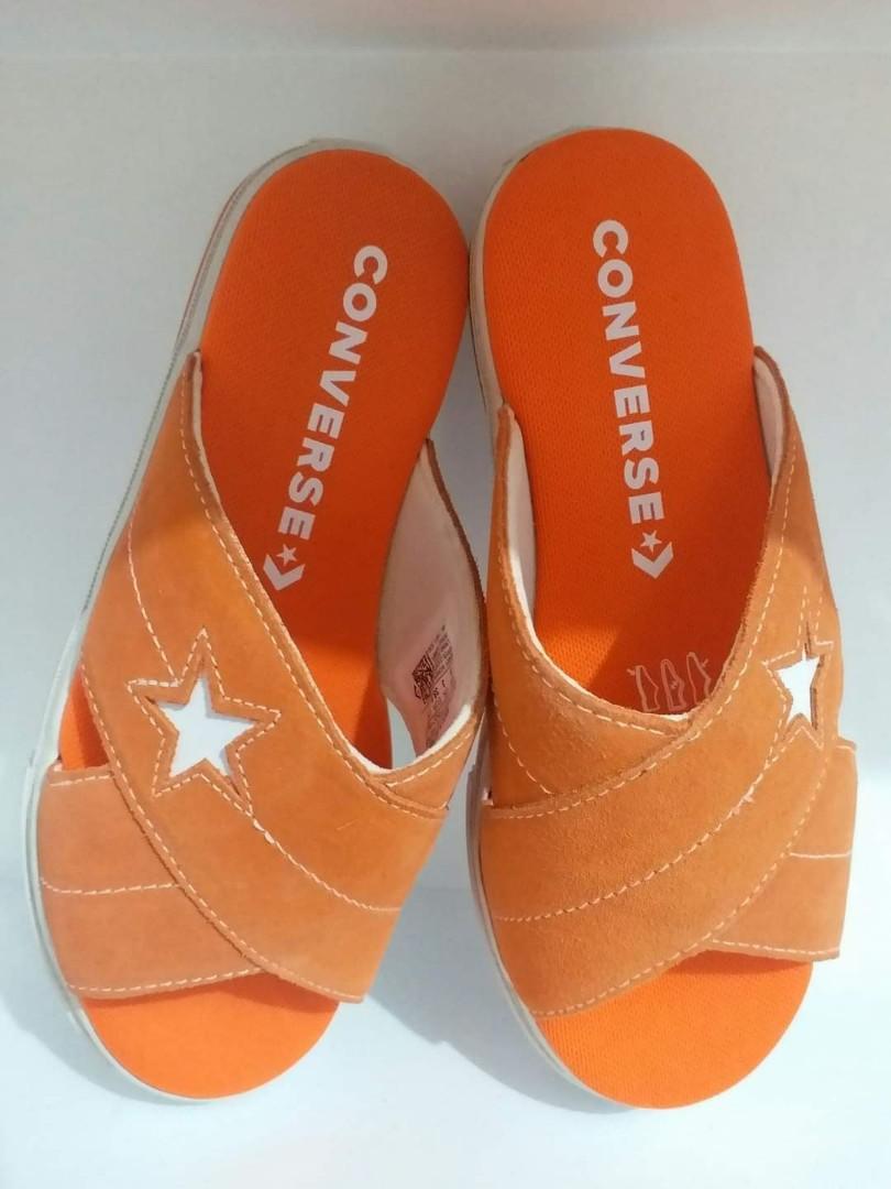 Converse One Star Orange Women s Platform Sandals Size 5 US