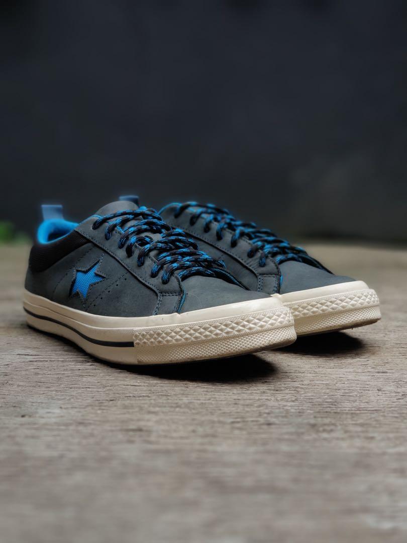 Converse One Star Ox Blue Hero Fesyen Pria Sepatu Sneakers di Carousell
