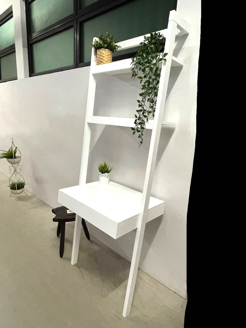 Crate and barrel ladder table shelf, Furniture & Home Living, Furniture