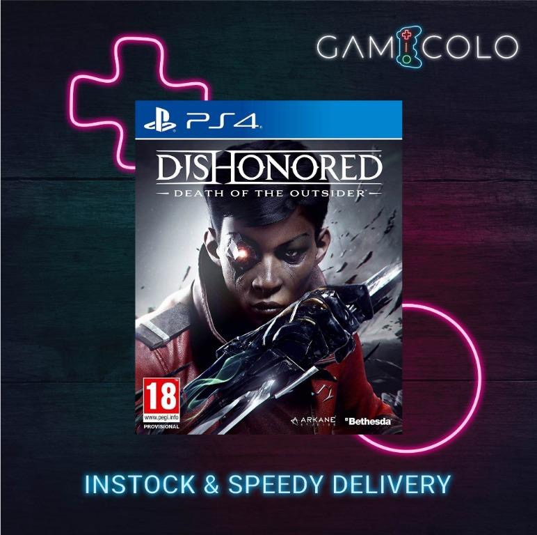 Dishonored Death Of The Outsider,Dishonored Playstation