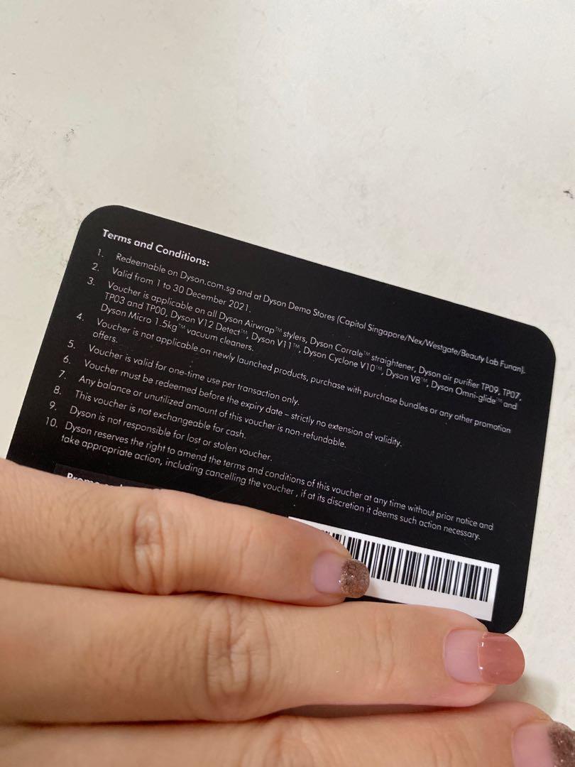 Dyson Voucher (Dec Only!), Tickets & Vouchers, Vouchers on Carousell