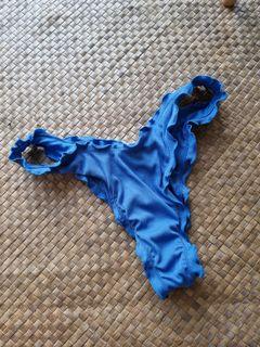 Electric blue bikini bottom size M