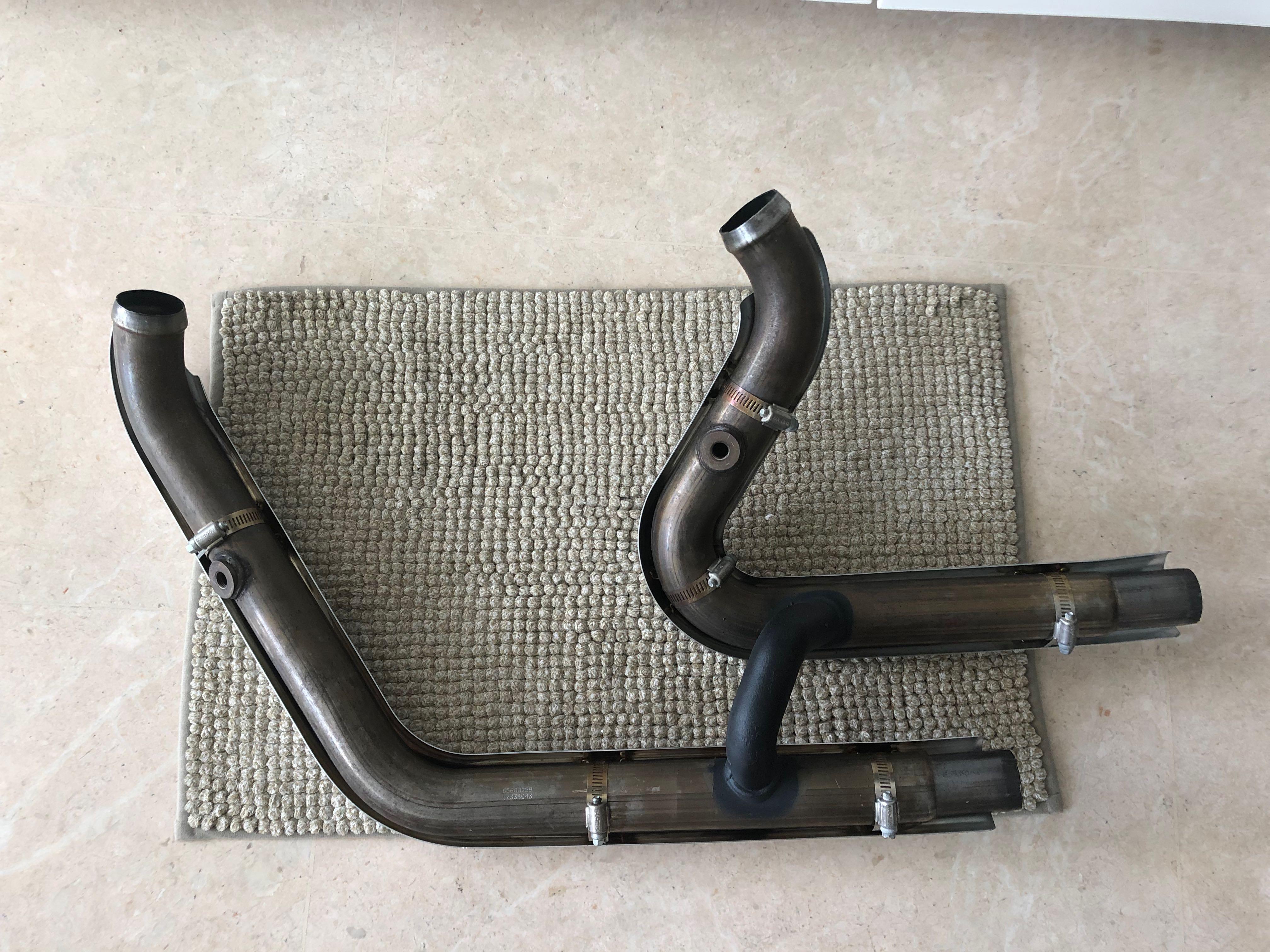 true dual exhaust with x pipe