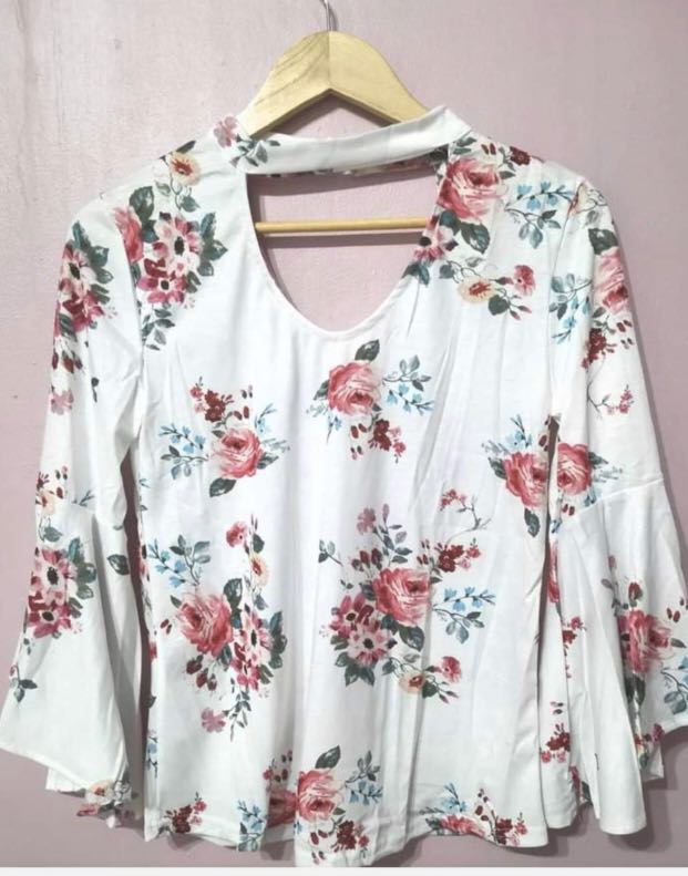 Floral Top Shein, Women's Fashion, Tops 