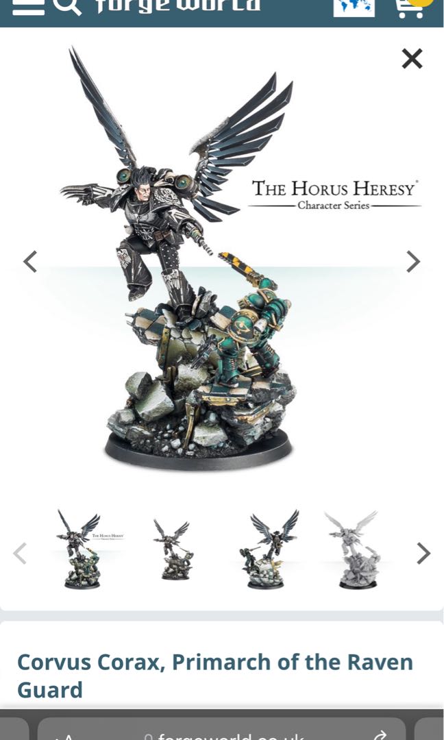 WARHAMMER 40K FORGEWORLD Raven Guard Dark Fury Assault Squad plus Shrike EUR 39,05 - FR
