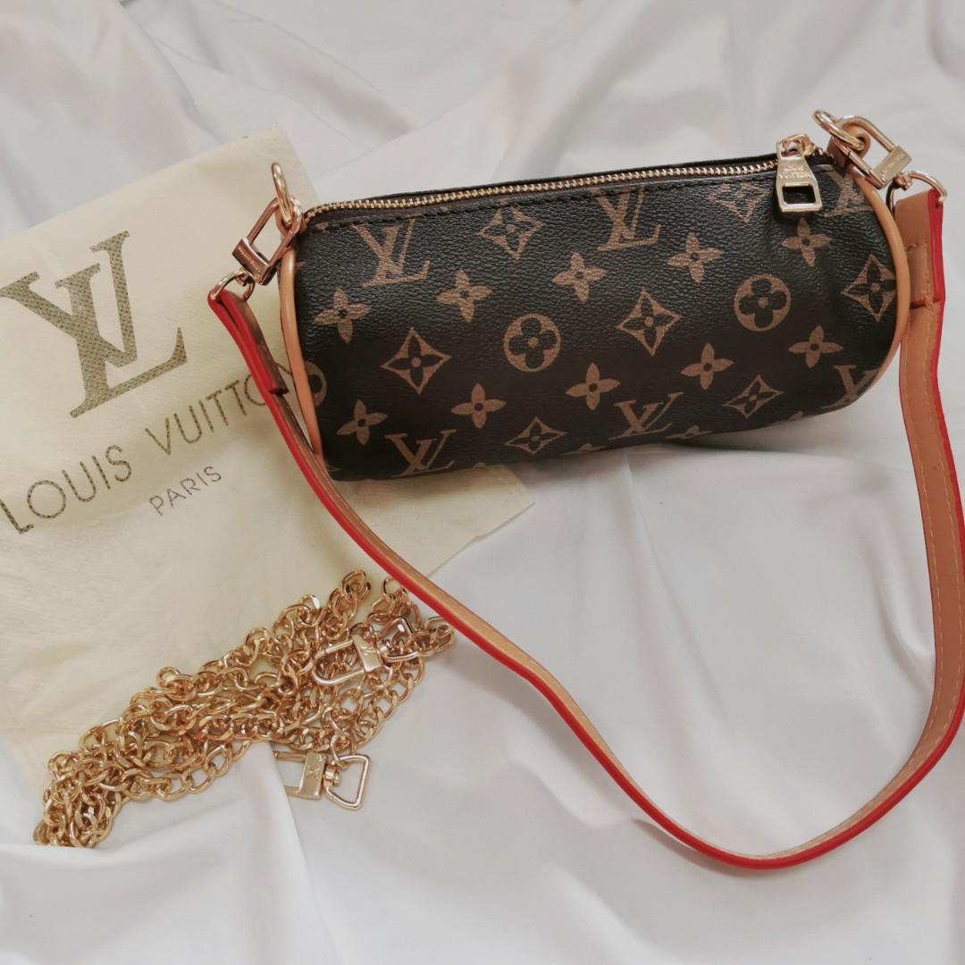 Free Shipping* LV Monogram Circular Cylinder Two-Way Bag/ LV 老花圆筒两用包女,  Women's Fashion, Bags & Wallets, Purses & Pouches on Carousell