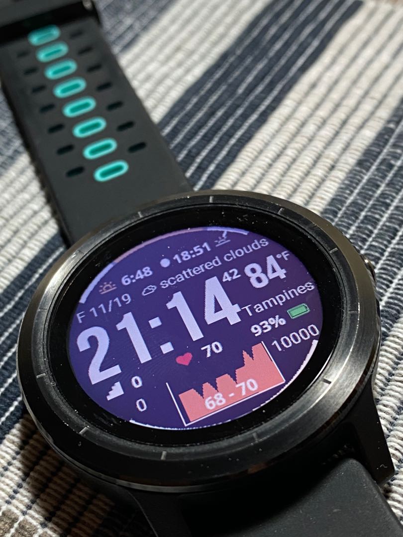 Garmin v voactive 3 GPS Smartwatch Black Gunmetal Mobile