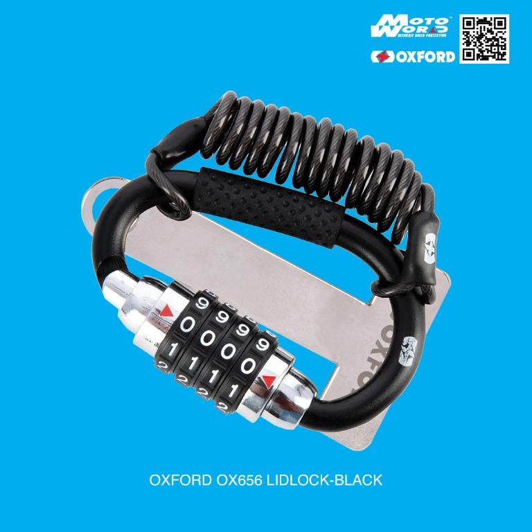 Helmet Carabiner Lock Motorcycle Lidlock by Oxford OX656, Motorcycles