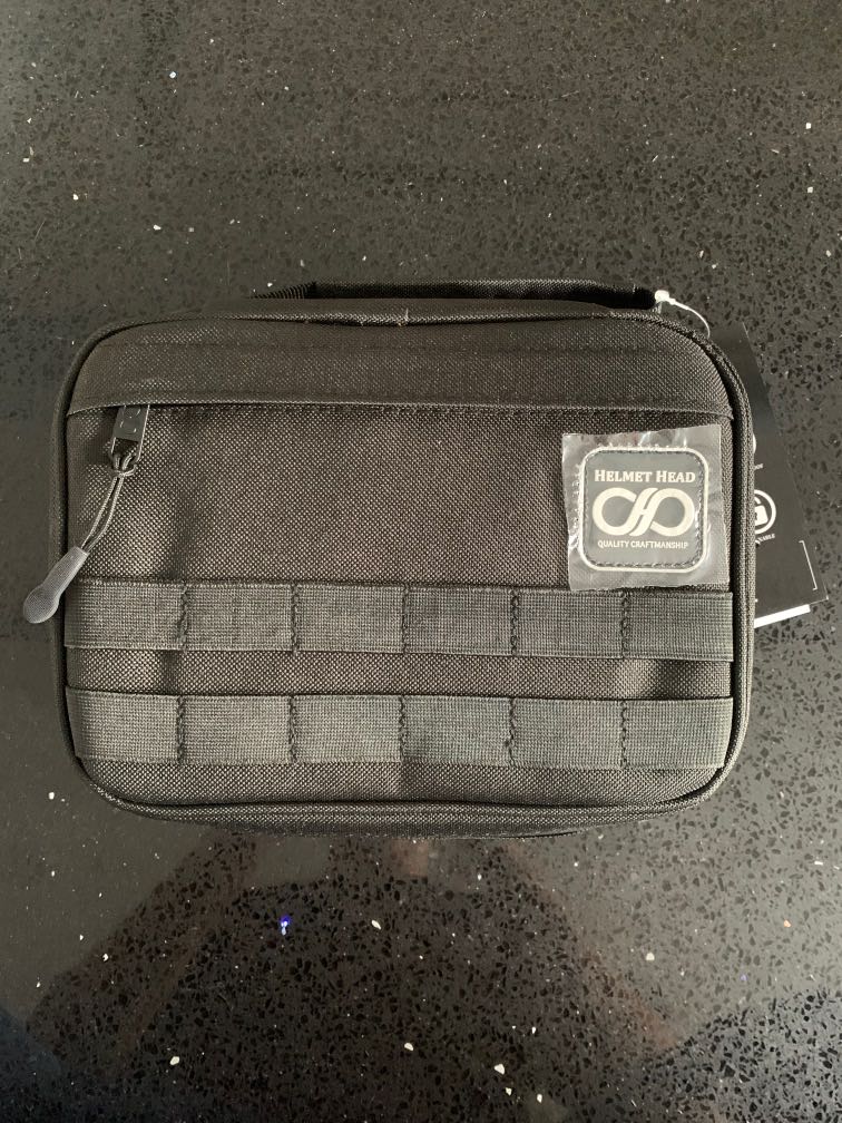 Helmet head smell proof case black with number lock , Luxury, Bags