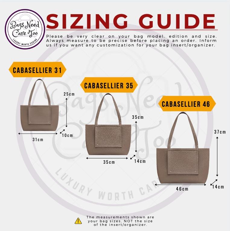 [𝐁𝐍𝐂𝐓👜]🧡 Hermes Cabasellier Bag Organizer | Felt Bag In Bag  Customized Organiser | Many Designs & Colours