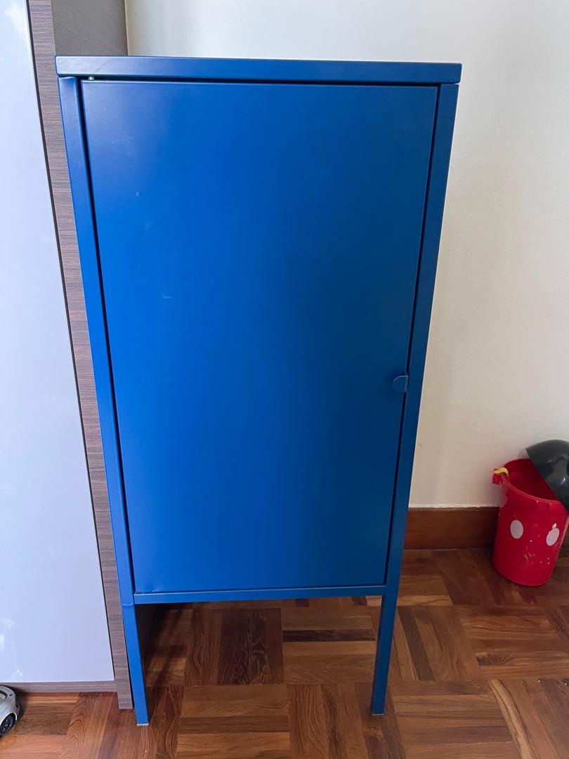 IVAR Cabinet with doors, gray-green mesh, 63x113/4x325/8 - IKEA